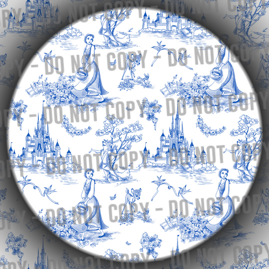 Toile Characters - Blue
