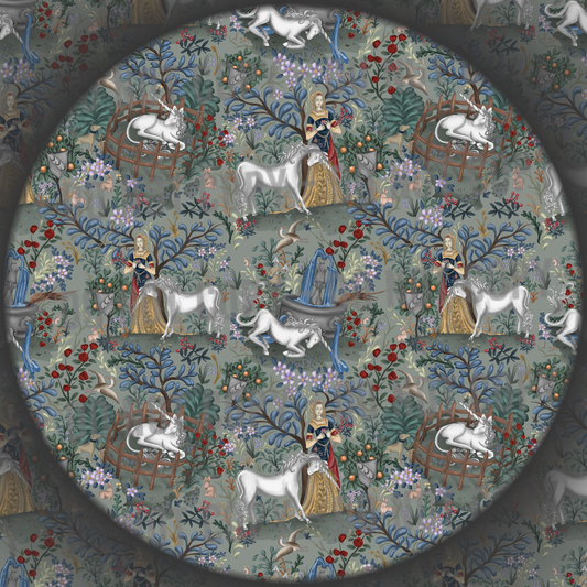 Unicorn Tapestry - Green