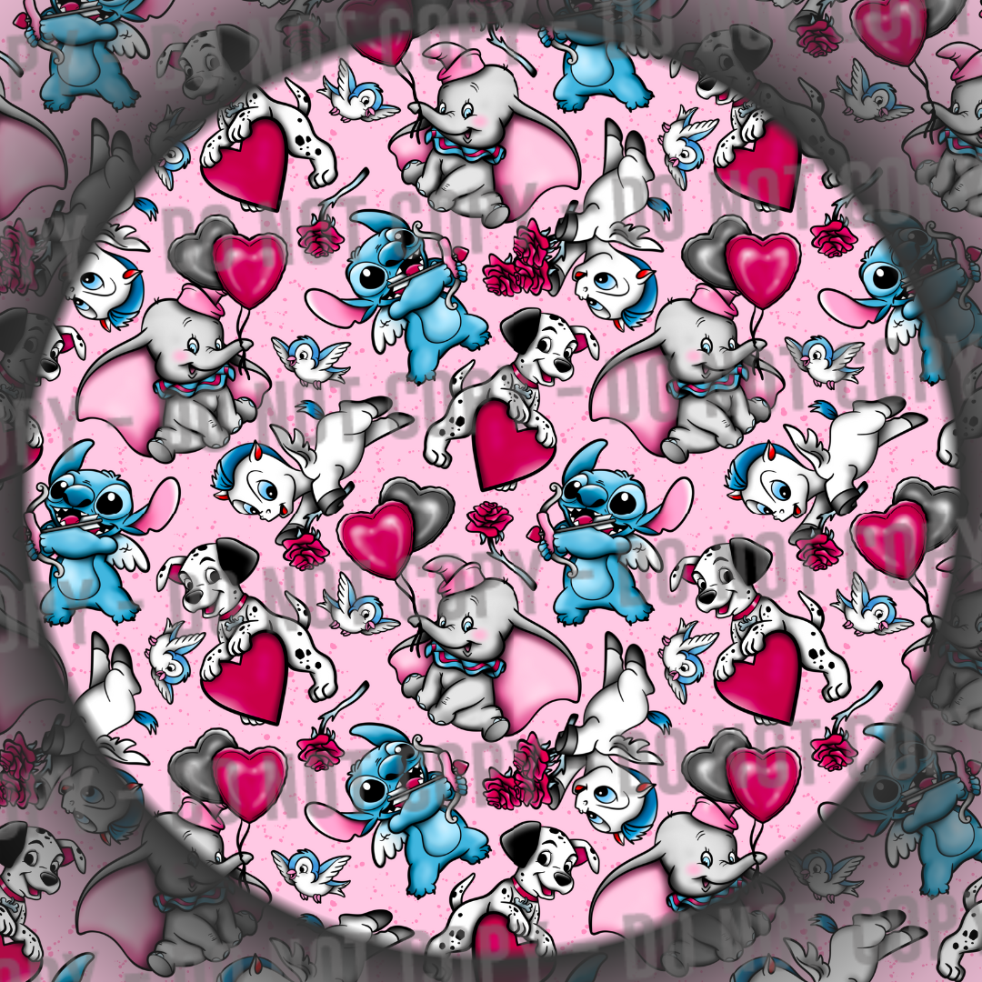 Valentines Tattoo - Pink