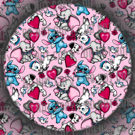 Valentines Tattoo - Pink