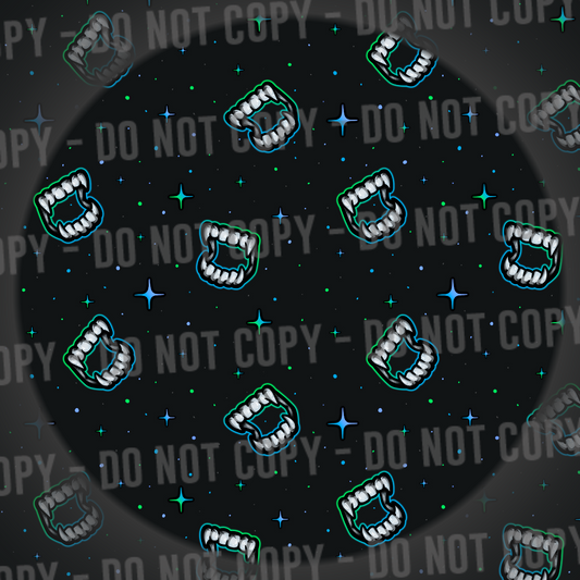 Vamp Teeth - Green & Blue