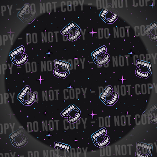 Vamp Teeth - Purple & Blue