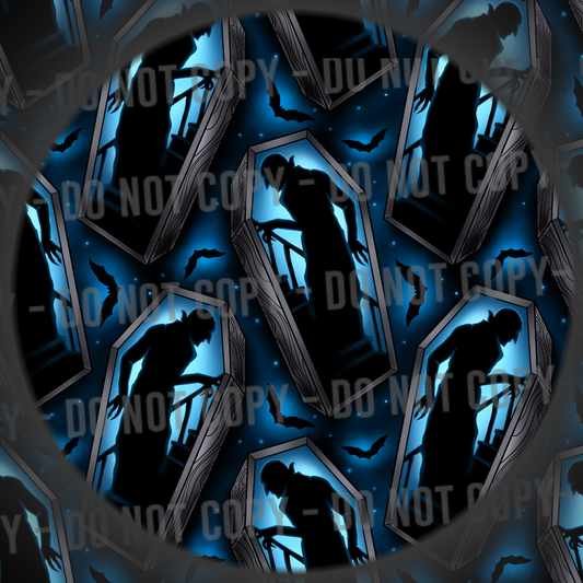 Vampire Coffin - Blue