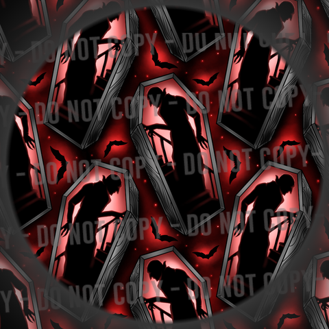 Vampire Coffin - Red
