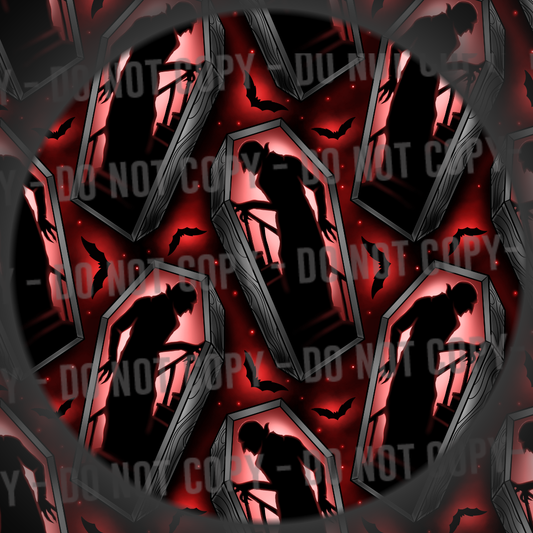 Vampire Coffin - Red