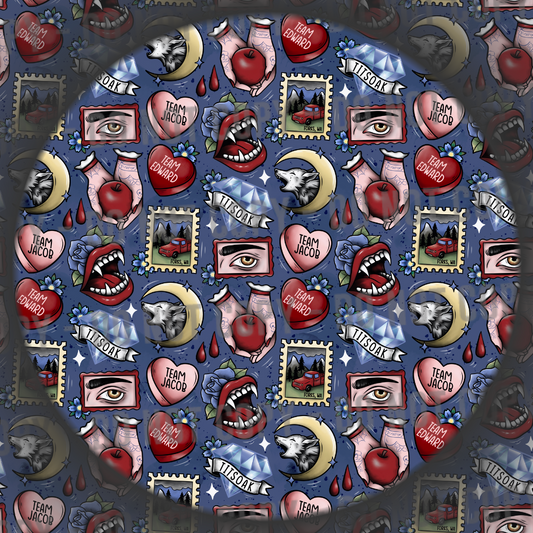 Vampire Tattoos - Dark Blue