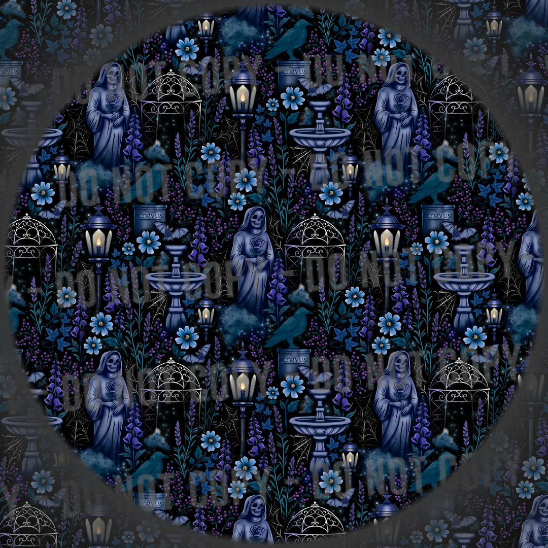 Victorian Garden  - Blue