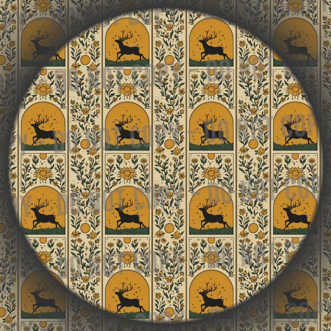 Vintage Deer - AI