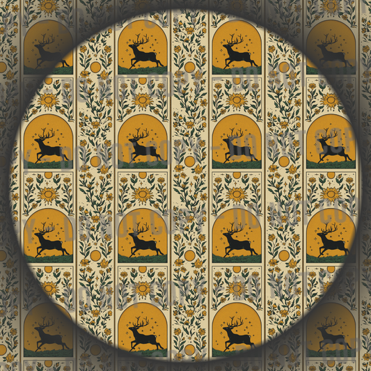 Vintage Deer - AI