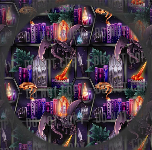 Void Dragon Bookshelf