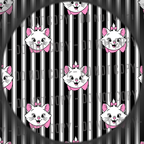 White Cat Stripes - 2