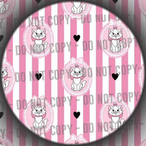 White Cat Stripes - 3