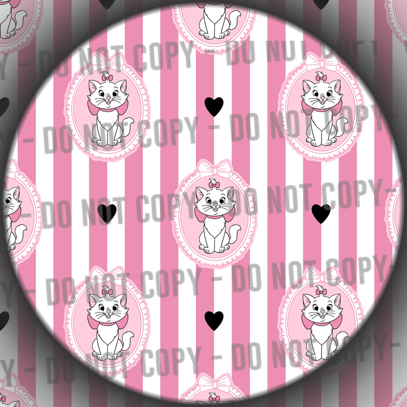 White Cat Stripes - 3
