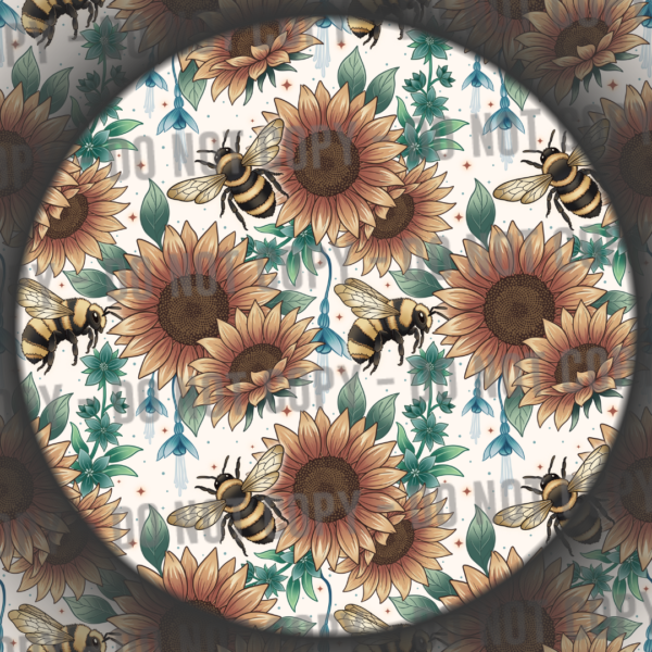 Bees & Sunflowers - 3