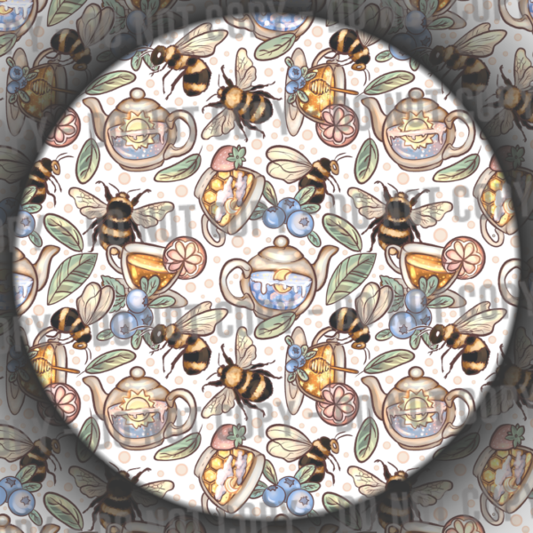 Bees & Teas - White