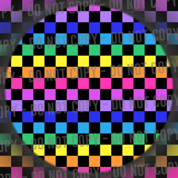 Black Rainbow Checks