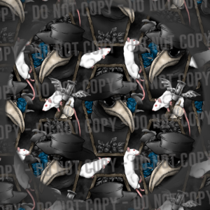 Blue Floral Plague