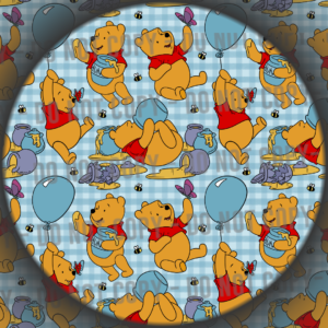 Blue Gingham Bear