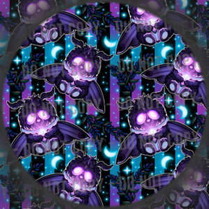 Blurple Moths