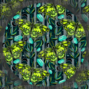 Bright Green Butterflies