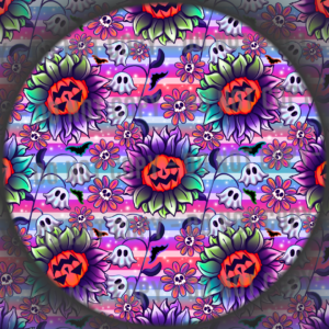 Bright Halloween Flowers
