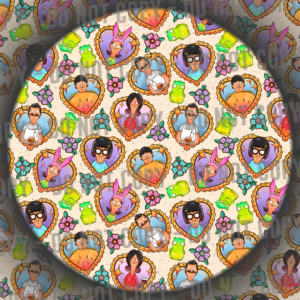 Burger Hearts - Tan