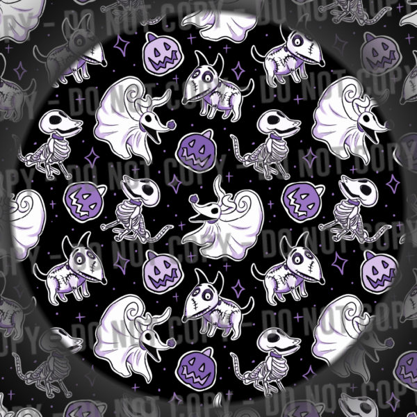 Burton Dog Stickers - Purple
