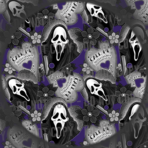 Call Me - Purple & Grey