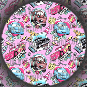 Car Tattoos - Pink