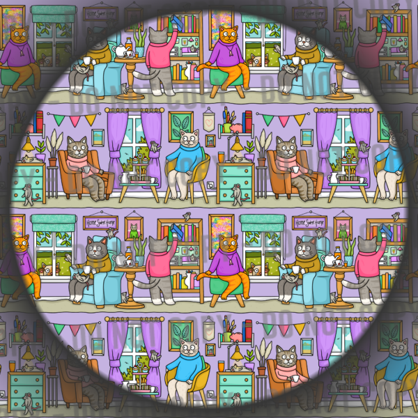 Cat Cottage - Lilac