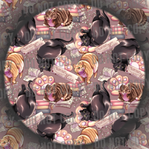 Chunky Book Cats - Pink