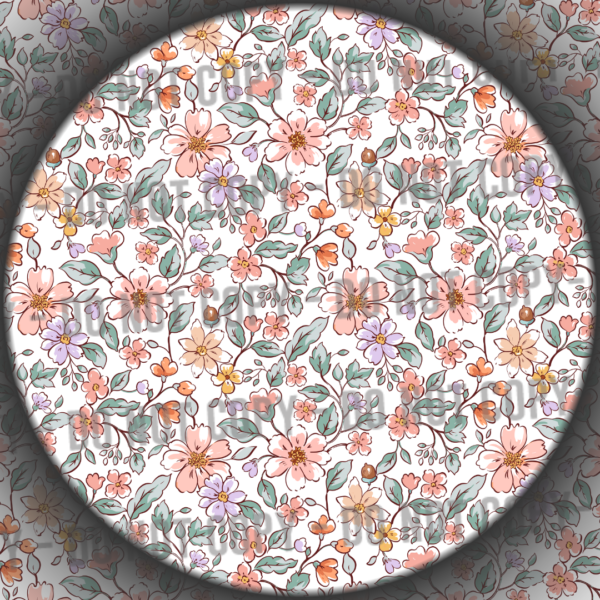 Clear Vinyl - Flowers & Acorns