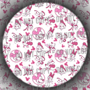 Clear Vinyl - Pink Characters