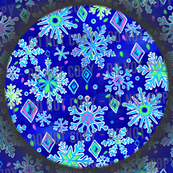 Co-Ord - Floral Ice Queen - Blue