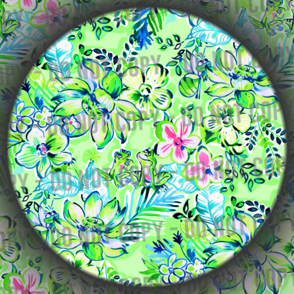 Co-Ord - Floral Tia - Green