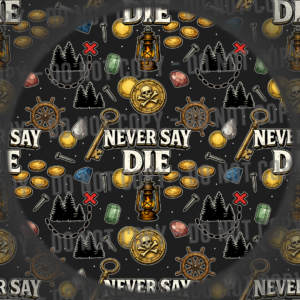 Co-Ord - Never Say Die - Black