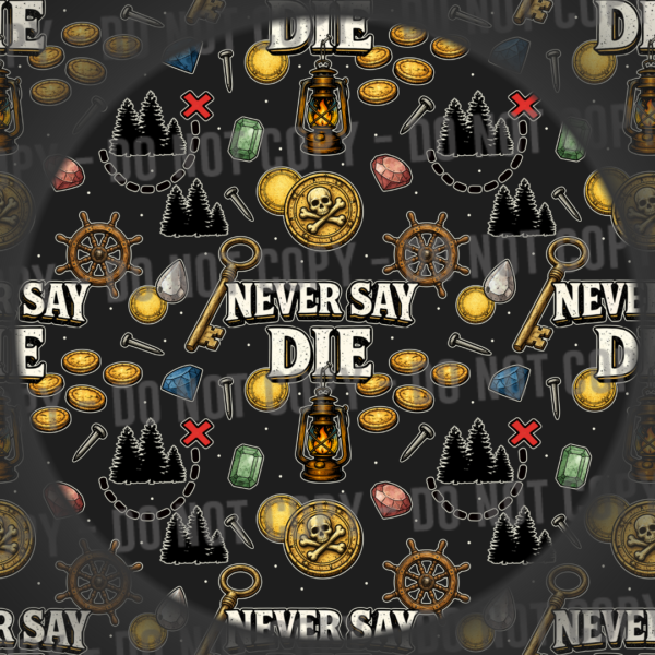 Co-Ord - Never Say Die - Black