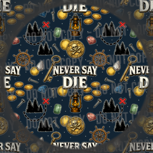 Co-Ord - Never Say Die - Blue