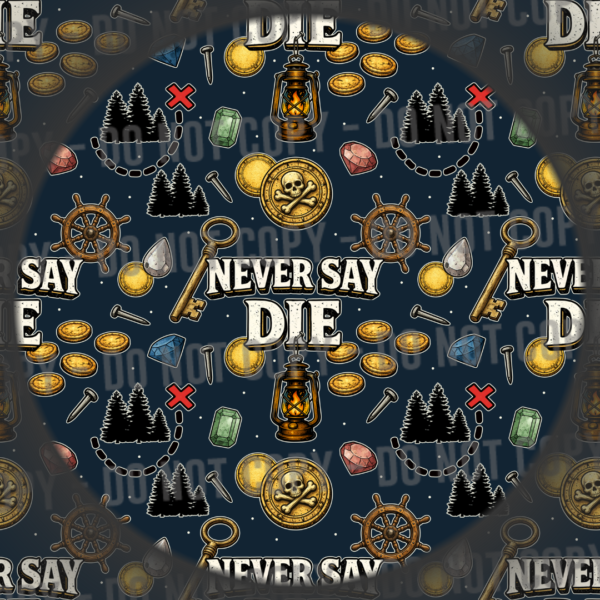 Co-Ord - Never Say Die - Blue