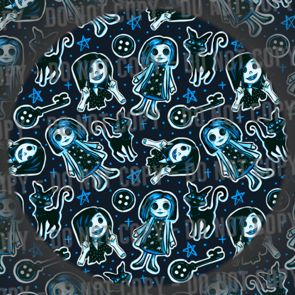 Cora Stickers - Blue