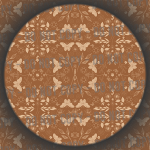 Cottage Butterflies - Rust