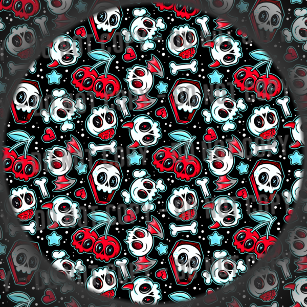 Cute Skulls - Red