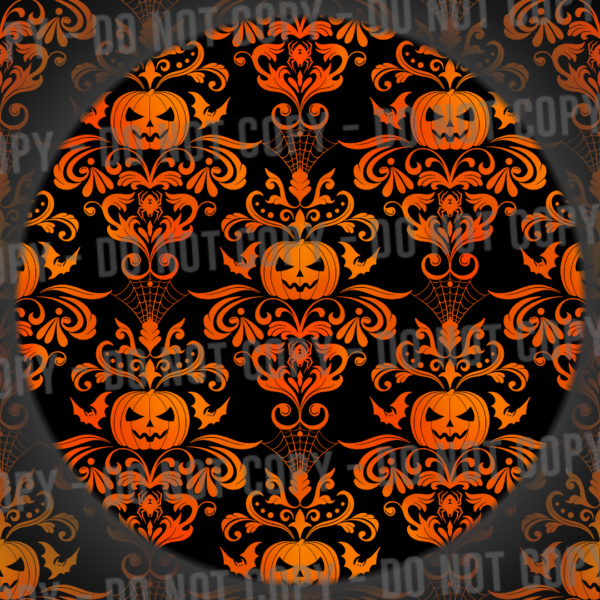 Damask Pumpkins - Black
