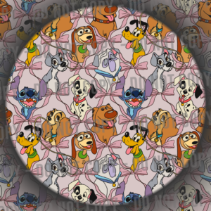 Dogs - Pink Bows