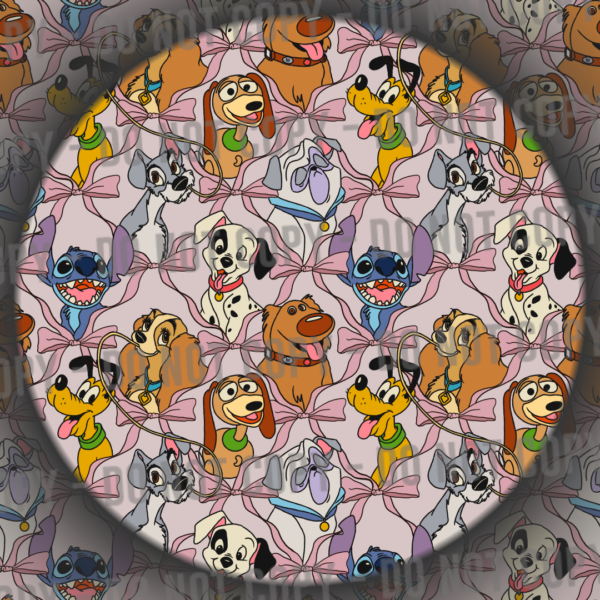 Dogs - Pink Bows