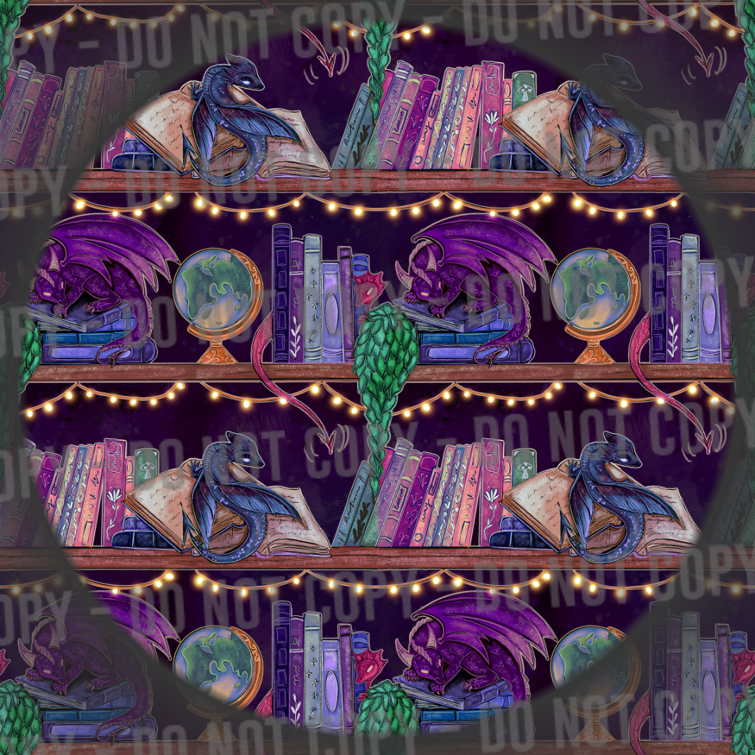 Dragon Shelf - Purple
