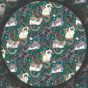 Fairy Cats - Teal