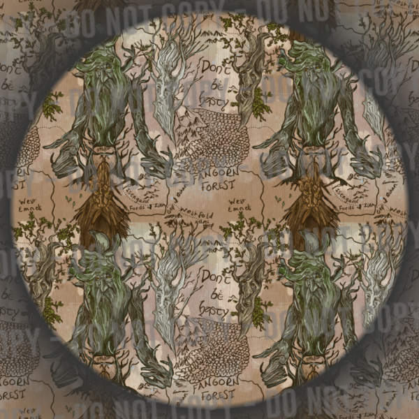 Fangorn Forest Map - Parchment