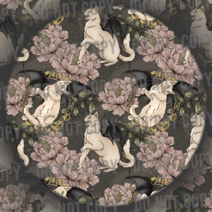 Floral Bat Cats