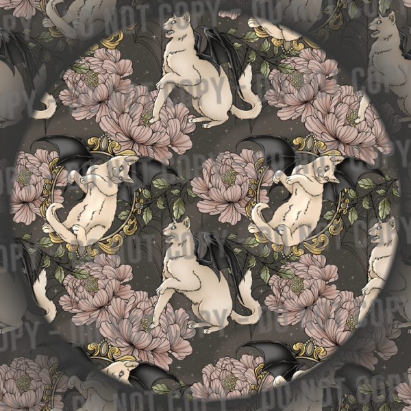 Floral Bat Cats